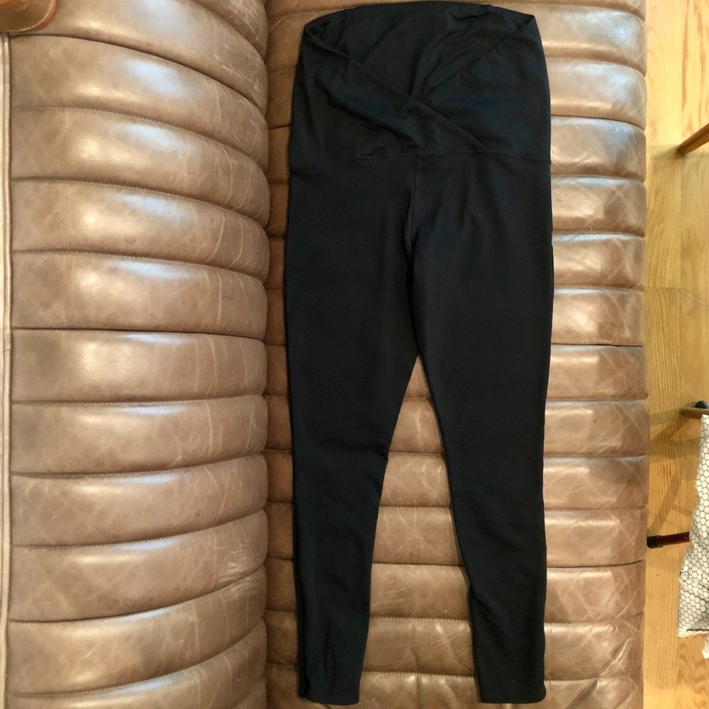 Maternity Workout Legging With Crossover Panel - image 6